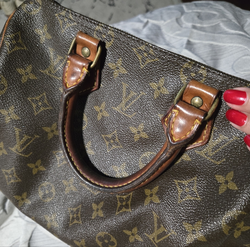 Louis Vuitton Brown and Tan Monogram Bag - Picture 2 of 5